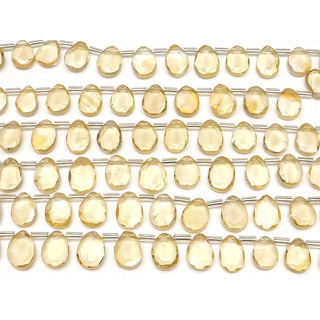シトリン ペアシェイプカット 8〜11mm【1連販売】 / 9-139 ST-PS