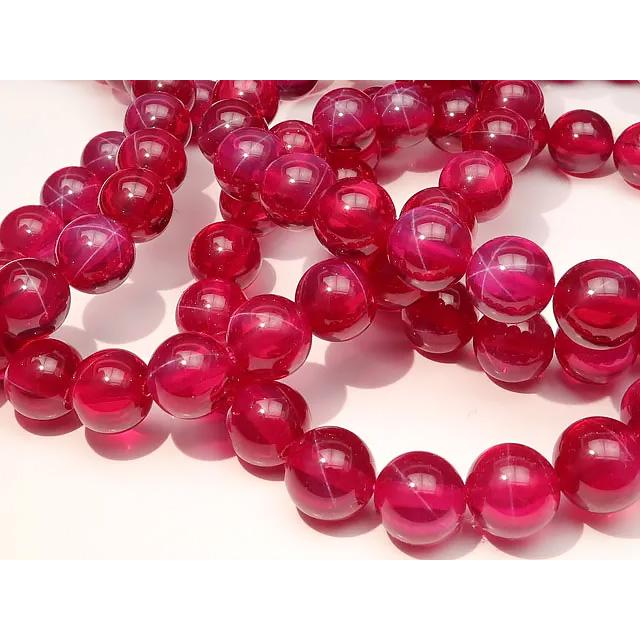 合成スタールビー 丸玉ブレス 8mm【1コ販売】 / 2-10 RU8BS-X 合成スタールビー 丸玉ブレス 8mm【1コ販売】 / 2-10 RU8BS-X