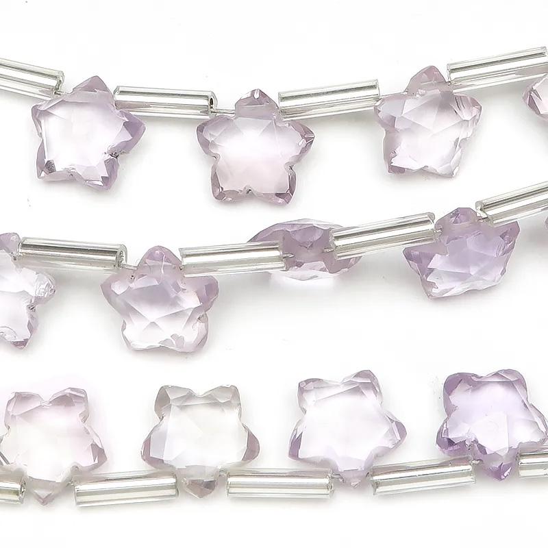 ピンクアメジスト スターカット 8mm【1連販売】 / 9-129 AM8ST-X