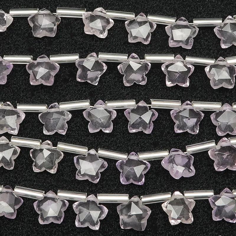 ピンクアメジスト スターカット 8mm【1連販売】 / 9-129 AM8ST-X