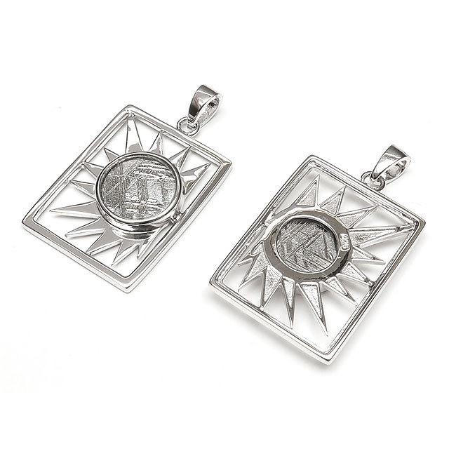 ムオニナルスタ隕石 メテオライト ペンダントトップ 24×18mm【1コ販売
