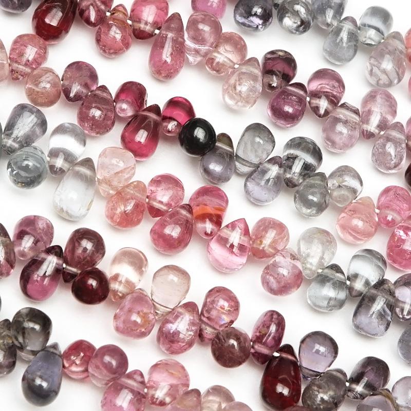 マルチカラースピネル ドロップ 4〜5mm【1連販売】 / 9-132 SP4DP