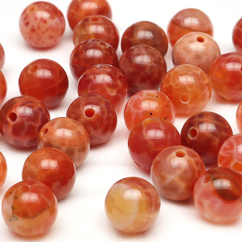 粒販売 ファイアーアゲート 丸玉 8mm【10粒販売】 / T039 AG8F
