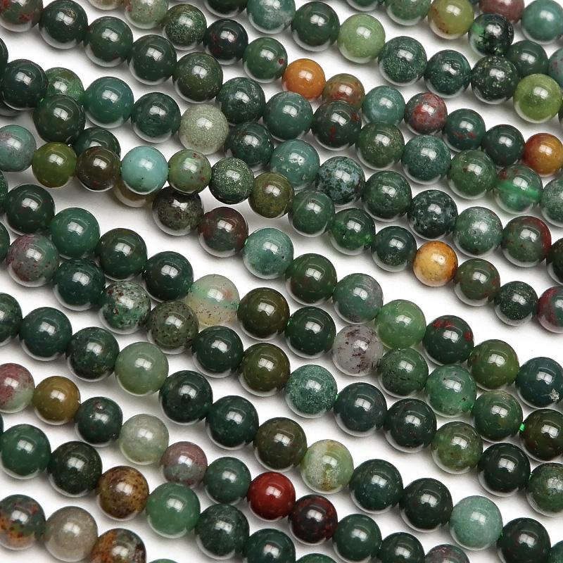 ブラッドストーン 丸玉 3mm【1連販売】 / 7-21 BS3M-X : 天然石専門店 