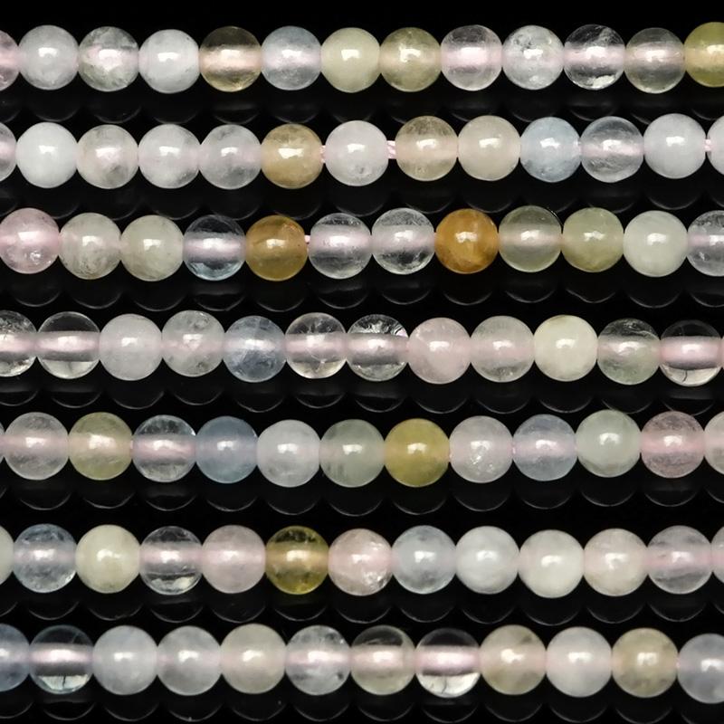 ミックスベリル 丸玉 2mm【1連販売】 / 7-12 BE2M-X : 天然石専門店 