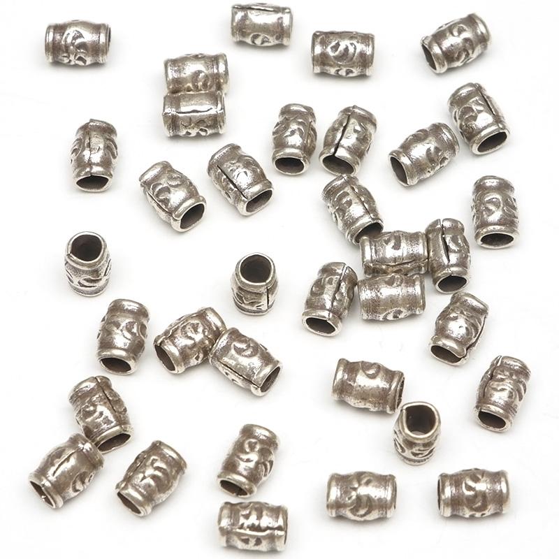 カレンシルバー ビーズ 4×3mm【2コ販売】 / KLN-7BZ-X : 天然石専門店