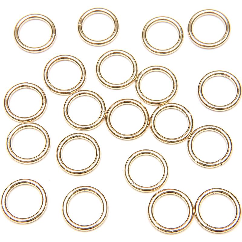 14KGF リング 太さ 21GA（0.7mm）×サイズ 7mm【2コ販売】 / 14K-RNG54