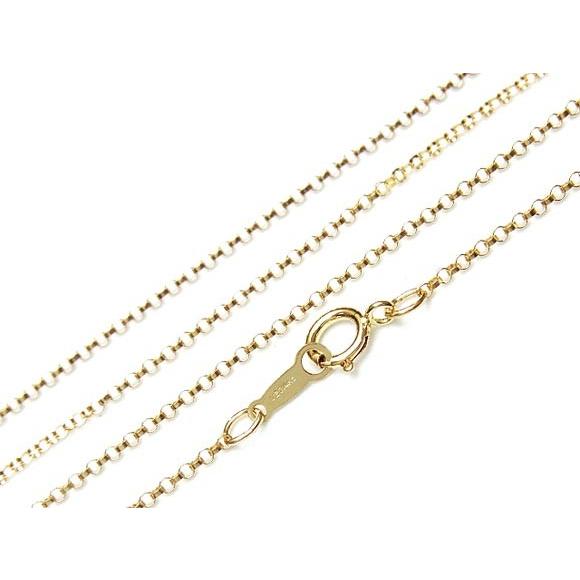 14KGF ネックレス ロロチェーン1.1mm 40cm[1コ販売] / 14K-CH19