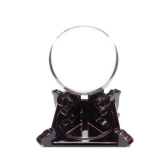 【鑑別書付き】天然水晶 クリスタルクォーツ スフィア 77mm【1点もの】 / 90-5 CQ77
