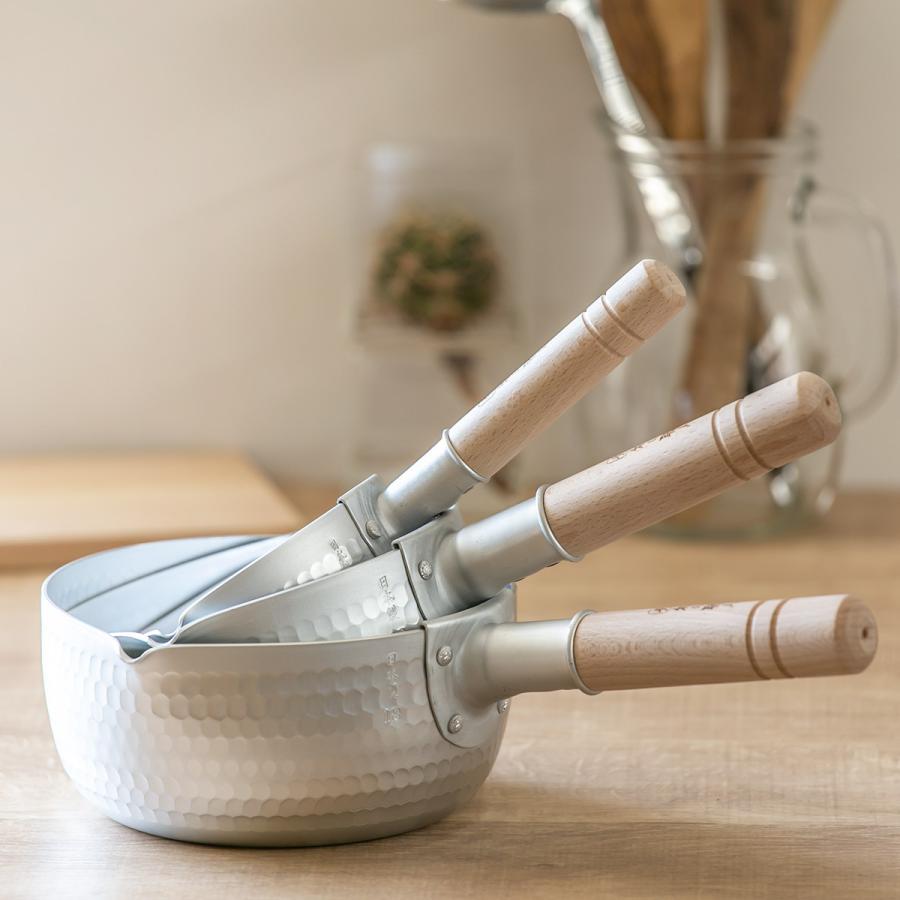 雪平鍋 16cm 深型 ガス火専用 和の職人 （ 行平鍋 日本製 ガス火 直火