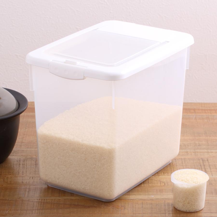 サンコープラスチック 米びつ 10kg お米ケース 計量カップ付き （ 日本