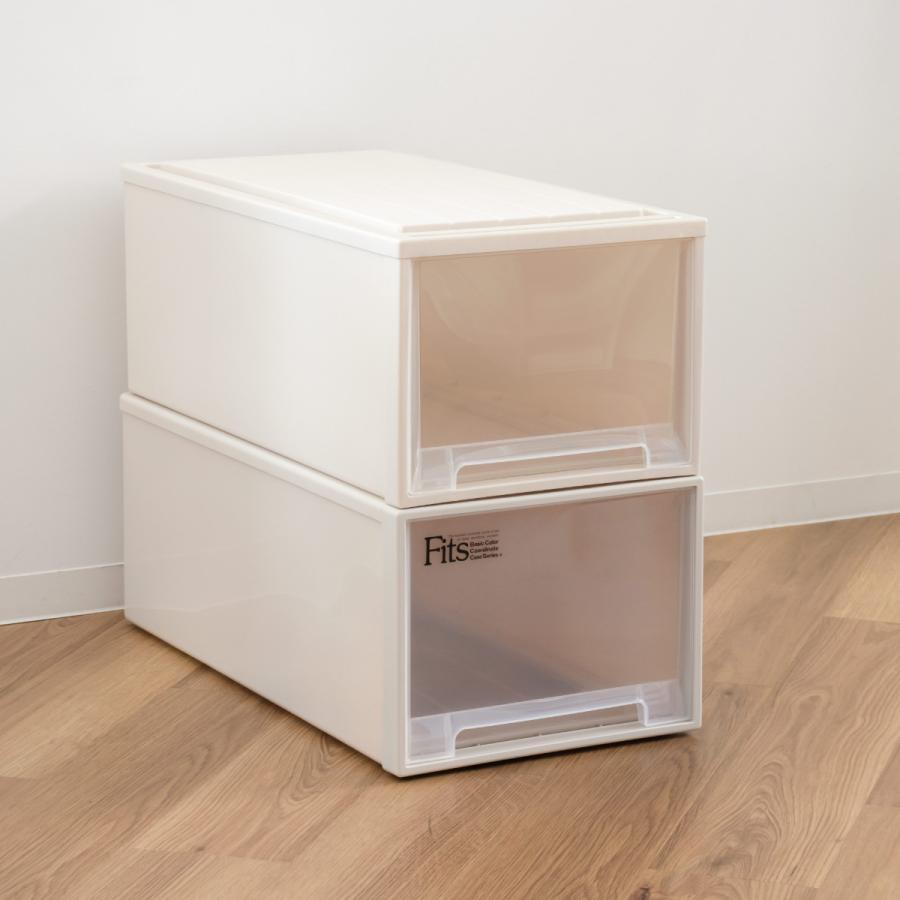 天馬 収納ケース 2個セット Fitsケースに積み重ねられる ビュート