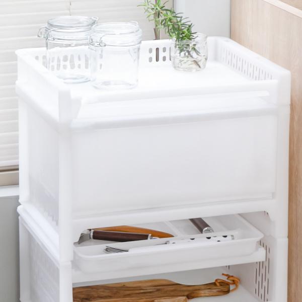サンコープラスチック トレー L 幅36.3×奥行28.8×高さ6.3cm e