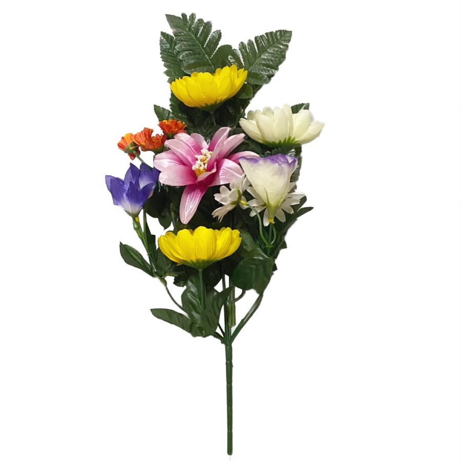 造花 仏花 M 仏壇用 墓 日本製 （ 弔花 供花 お供え 花 枯れ