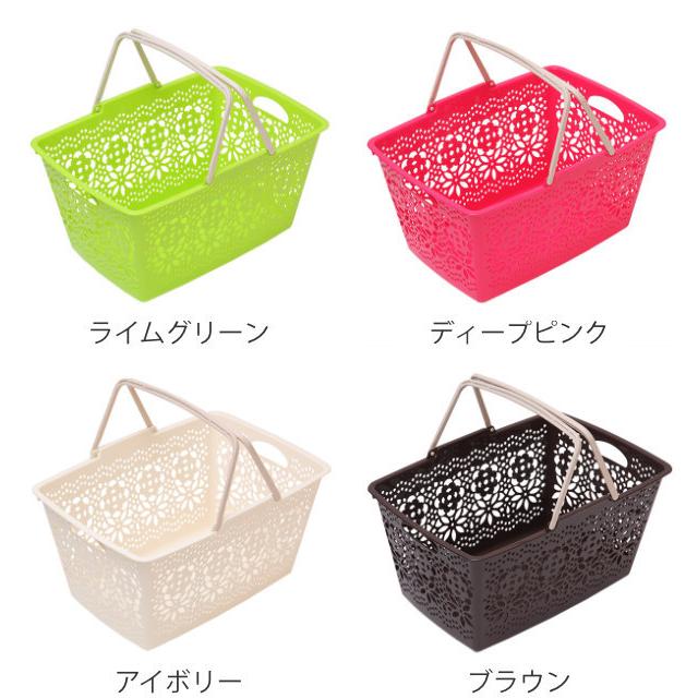 バスケット 収納 ショッピングバスケット 買い物かご レジカゴ