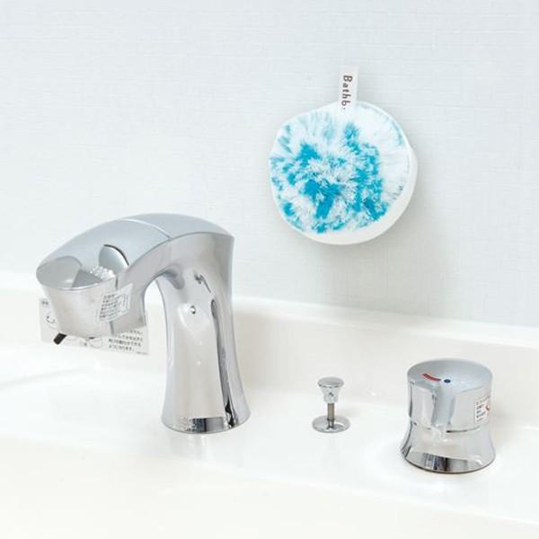 バス・洗面所用品 a-hana バスボンくん 洗面台スッキリポンポン 抗菌ケース付 ピンク