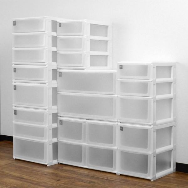 収納ケース　ポスデコ　A4サイズ　浅型1段　卓上　2個セット （ 収納ボックス 卓上収納 小物収納 ） | ブランド登録なし | 05