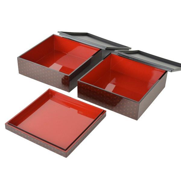 行楽弁当箱 お重 2段 HAKO style 和Mon 1600ml （ ランチボックス 弁当