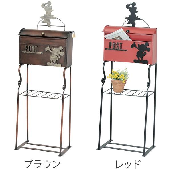 Disney（ディズニー） 郵便ポスト スタンドポスト ミッキー＆ミニー