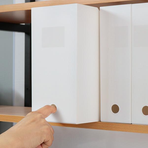 吉川国工業所 ファイルケース A4 スクエア ワイド 横型 ボックス型