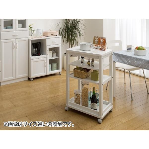 キッチンワゴン キャスター付 タイルトップ天板 セシルナ 幅約74cm
