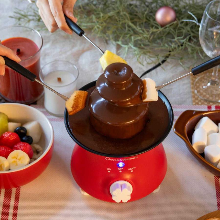 パール金属 チョコレートファウンテン リトルリッチ S 電気式 2〜4人用