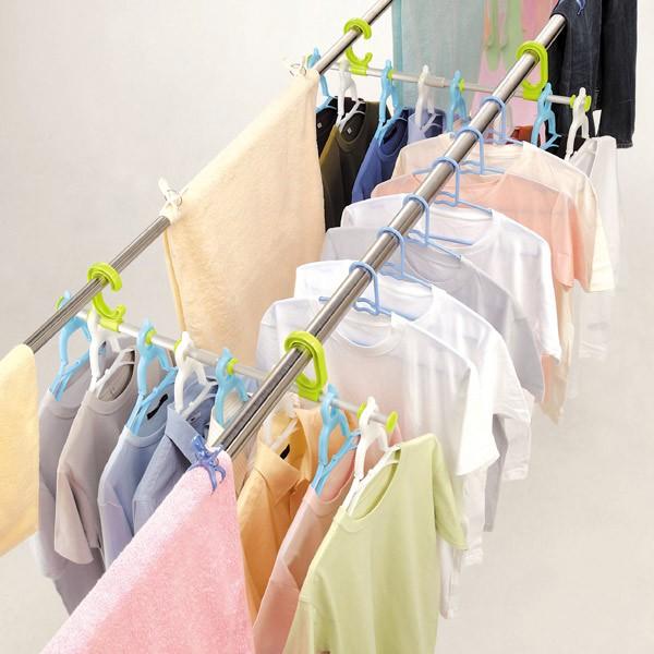 洗濯ハンガー よくばりポール 物干し 洗濯用品 簡易ポール ベランダ 外干し 浴室干し お弁当グッズのカラフルボックス 通販 Yahoo ショッピング