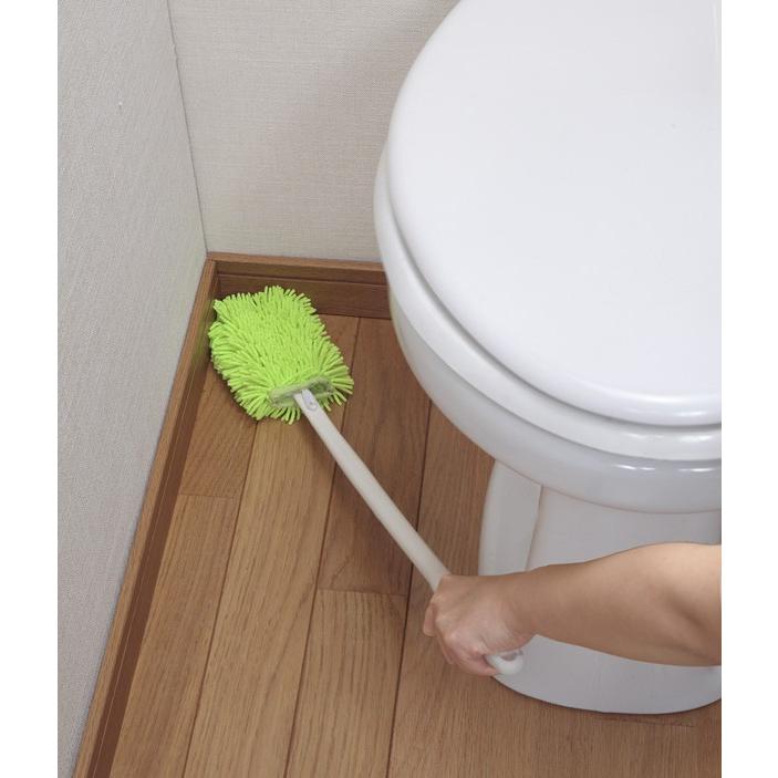 トイレ床ふきモップ スペア付 トイレ掃除 床清掃 モップ掛け 拭き清掃 お手洗い 便所 お弁当グッズのカラフルボックス 通販 Yahoo ショッピング