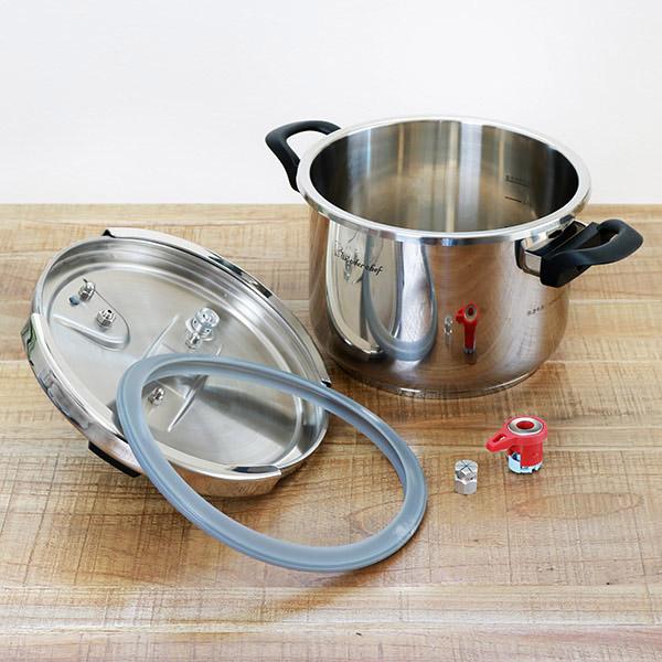 ワンダーシェフ 特価 圧力鍋 5.5L IH対応 21.5cm 圧力切替 エリユム