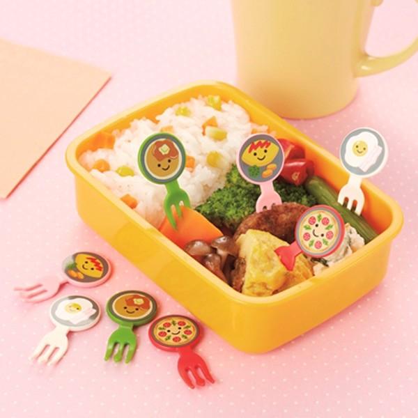 ピック　フォークピック　フライパンＤＥクッキング　8本入り （ お弁当グッズ キャラ弁 子供用 ）｜colorfulbox