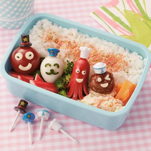 お弁当グッズのカラフルボックスピック はたらくぼうしピック 8本入り お弁当グッズ キャラ弁 子供用 新着k 05 新版