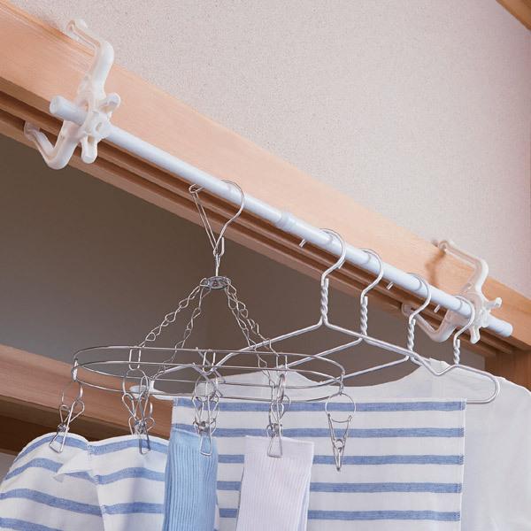 部屋干し はさんでフック ポール付 フック ひっかけ かもい 鴨居 室内干し ハンガー 物干し お弁当グッズのカラフルボックス 通販 Yahoo ショッピング