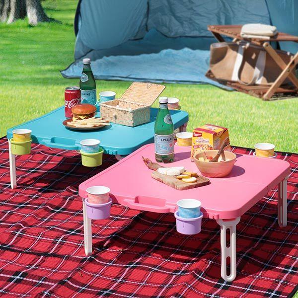 折りたたみテーブル 軽量 ピクニックテーブル レジャーテーブル