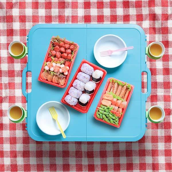 折りたたみテーブル 軽量 ピクニックテーブル レジャーテーブル