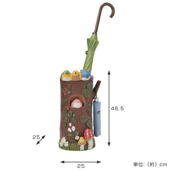 傘立て 小鳥 バード 円筒形 アンブレラスタンド （ 玄関 収納 傘たて