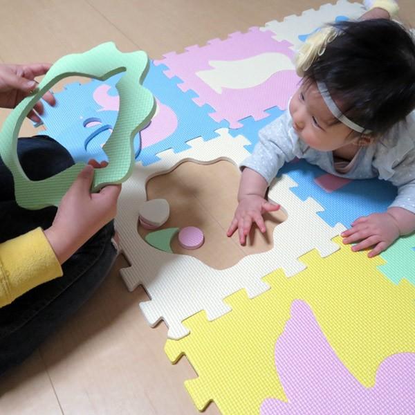 ［注文者専用ページ］ジョイントマット白黒9枚東京都個人宅送料込み パズルマット ジョイントマット 動物 9枚入り 厚さ1cm （ フロアマット
