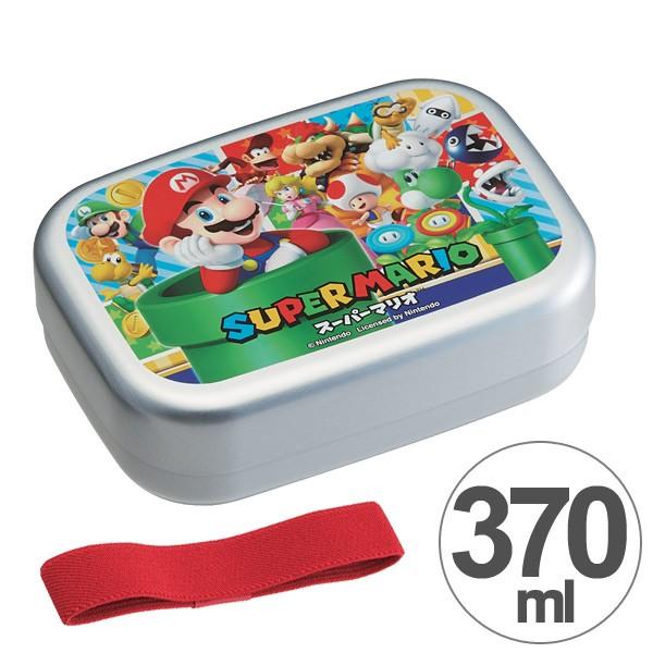 お弁当箱 卸し売り購入 アルミ製 スーパーマリオ 370ml 子供用 ランチボックス キャラクター アルミ弁当箱 おすすめ ランチベルト付