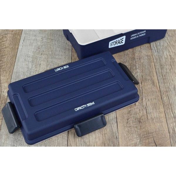 弁当箱 1段 900ml STORAGE コンテナランチ 男子 大容量 （ お弁当箱 ランチボックス レンジ対応 食洗機対応 一段 男性 ） | STORAGE | 08