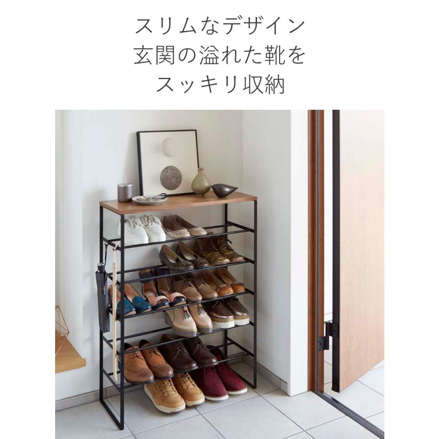 tower 特典付き 山崎実業 天板付きシューズラック タワー 6段 tower 特典付き 山崎実業 天板付きシューズラック タワー 6段