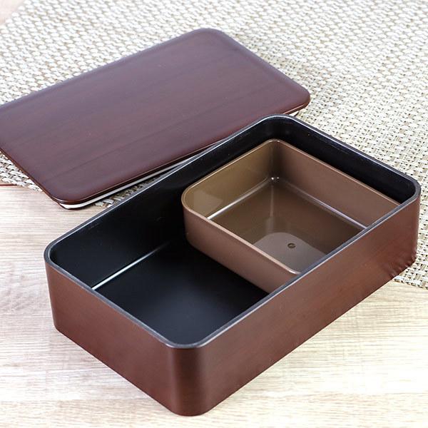 HAKOYA お弁当箱 1段 800ml 木目塗 栃木目 （ 弁当箱 ランチボックス