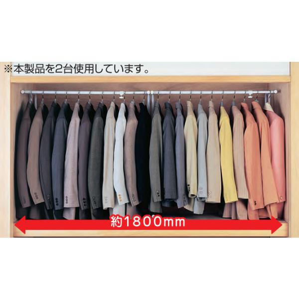 ハンガーラック 押入れ クローゼット 伸縮タイプ 収納 （ 衣類収納