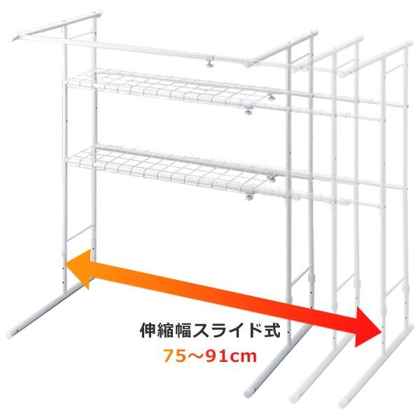 ハンガーラック 押入れ クローゼット 伸縮タイプ 収納 （ 衣類収納