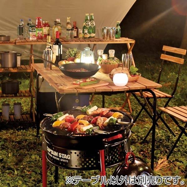 折りたたみテーブル 天然木 キャンプ用品 リビングテーブル 幅110cm