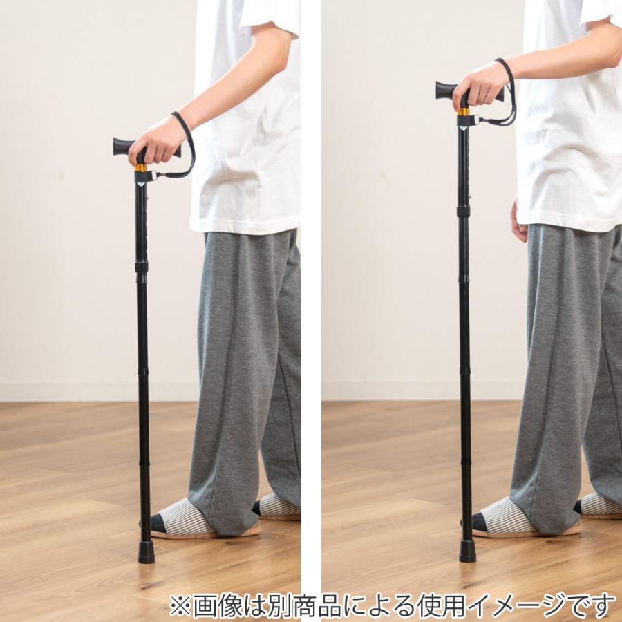 つえがさ　杖 マキテック 杖 伸縮式 カーボン ステッキ 1点杖 （ つえ カーボン製