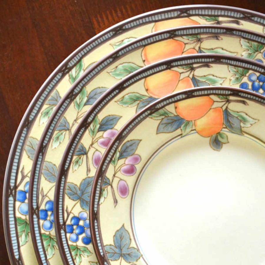 スーププレート 24cm 洋食器 ガーデンハーベスト 硬質陶器 6枚セット