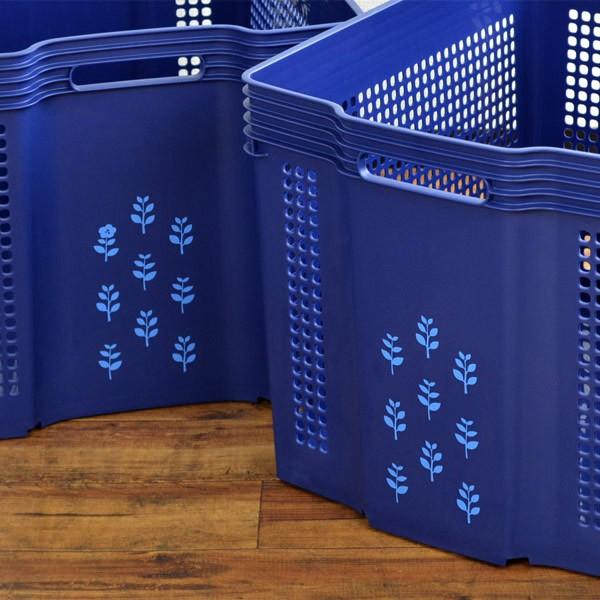 ストッカー ワイド 深型 幅35 奥行50 高さ35cm 花柄 コロ付き バスケット カゴ 収納バスケット 収納 収納カゴ プラスチック 2715 お弁当グッズのカラフルボックス 通販 Yahoo ショッピング