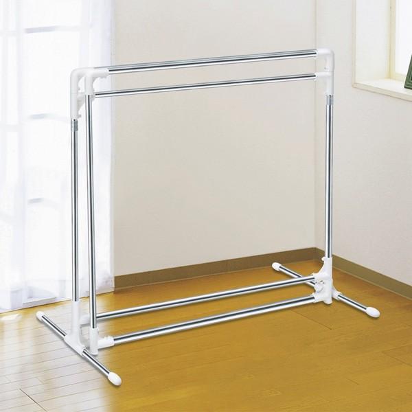 布団干し 折りたたみ式ふとんほし 3枚干しタイプ ステンレス 折りたたみ 洗濯物干し ふとん干し 室内干し 部屋干し お弁当グッズのカラフルボックス 通販 Yahoo ショッピング