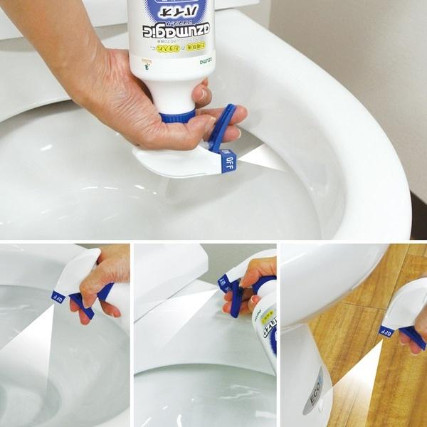 水洗トイレ用 洗剤 300ml アズマジック バイオ スプレー トイレ 排水パイプ 便器 フチ裏 すき間 床 壁 黒ズミ 尿石 臭い 消臭 ヌメリ 汚れ 落とし 2722 お弁当グッズのカラフルボックス 通販 Yahoo ショッピング