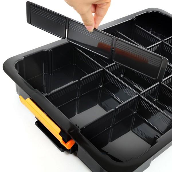 収納ボックス タフコン Tcー54 09 仕切り付き 幅39 奥行54 高さ9cm 頑丈箱 収納ケース フタ付き 3個セット 収納 ボックス 工具箱 ケース set お弁当グッズのカラフルボックス 通販 Yahoo ショッピング