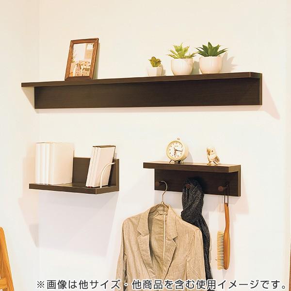 壁付け ウォールシェルフ 幅80cm 収納ラック 飾り棚 ディスプレイ